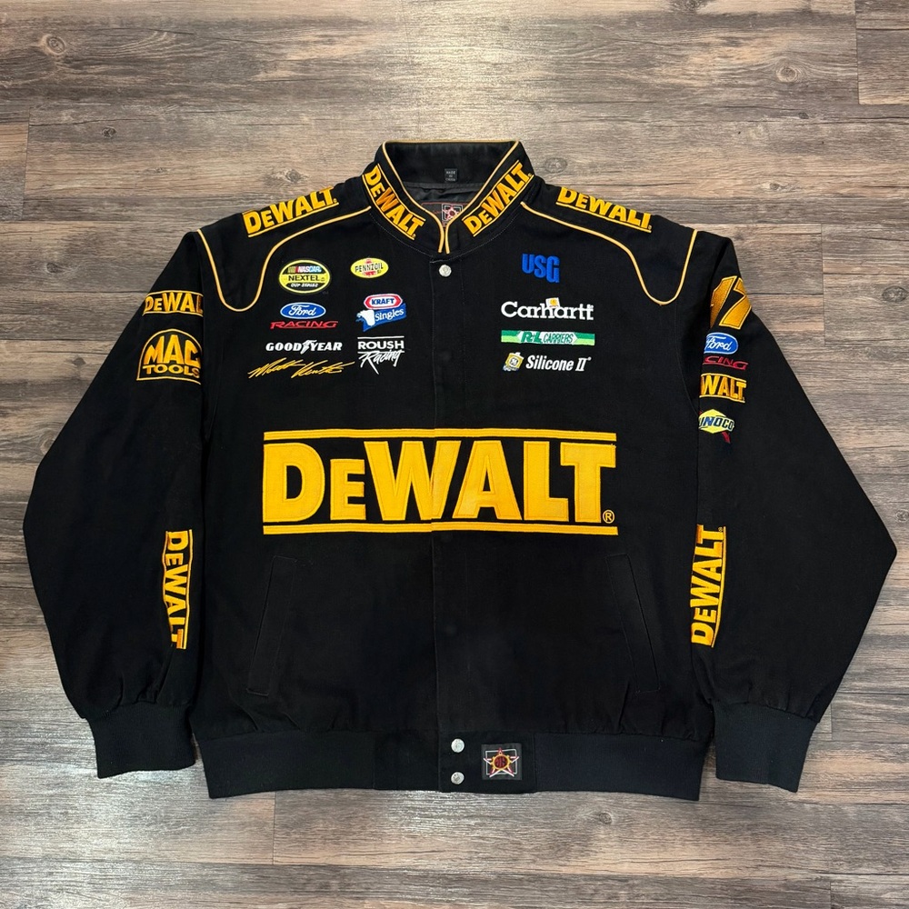 DeWalt Black and Yellow Racing Bomber Jacket
